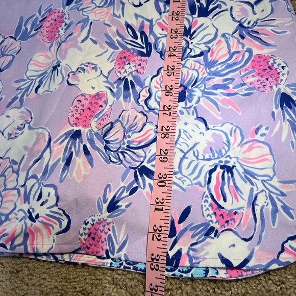 Lilly Pulitzer Donna Romper / Dress Galaxy Blue Pink Size 12 - Picture 7 of 8